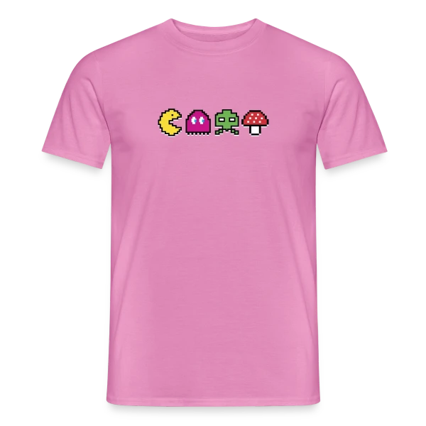 Maquette de T-shirt homme « Années 80 : T-shirt Arcade Rétro Gaming Vintage » à personnaliser