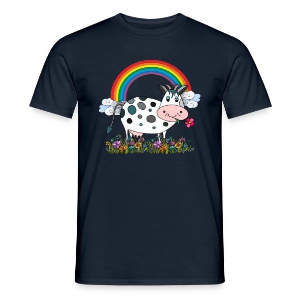 La Vache Coquette sur T-shirt homme