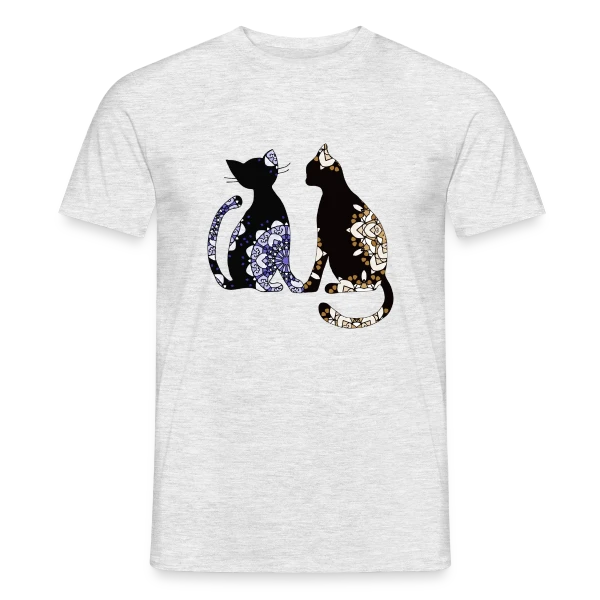 Passion Féline sur T-shirt homme