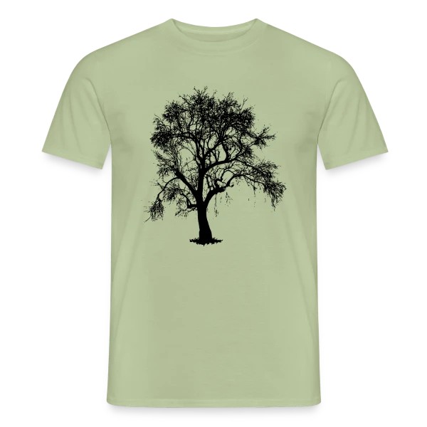 Maquette de T-shirt homme « Sauvez les Arbres - Amoureux de la Forêt » à personnaliser