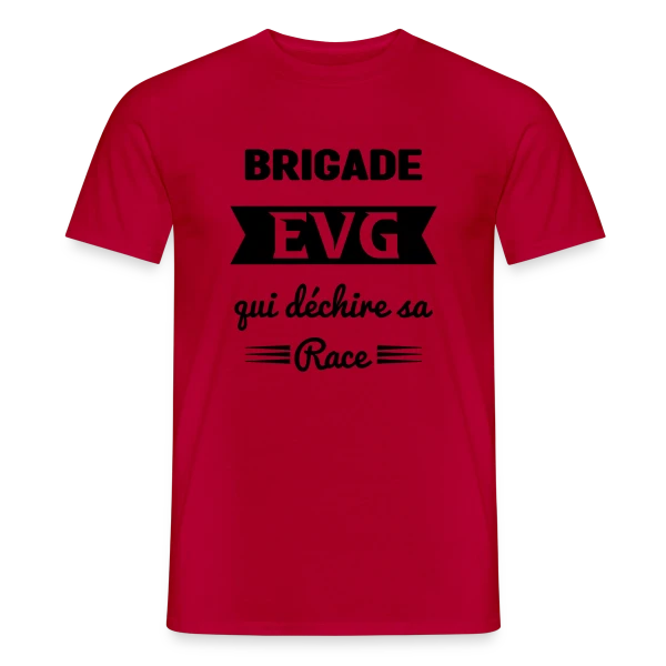 Brigade EVG qui déchire sur T-shirt homme
