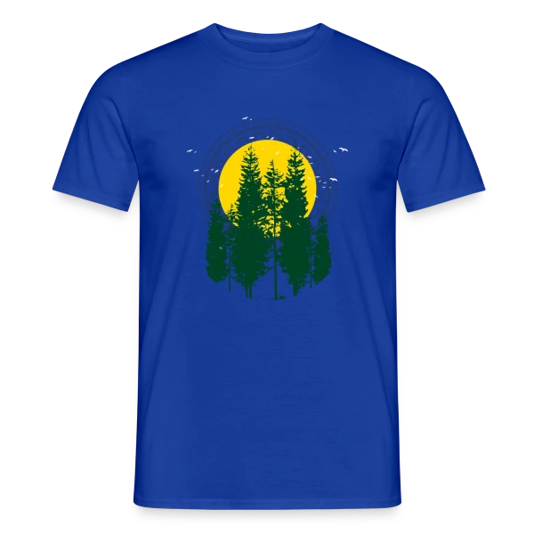 Arbre du Monde Végétal sur T-shirt homme