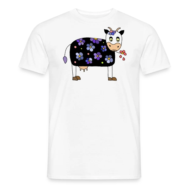 La Vache Rigolote sur T-shirt homme