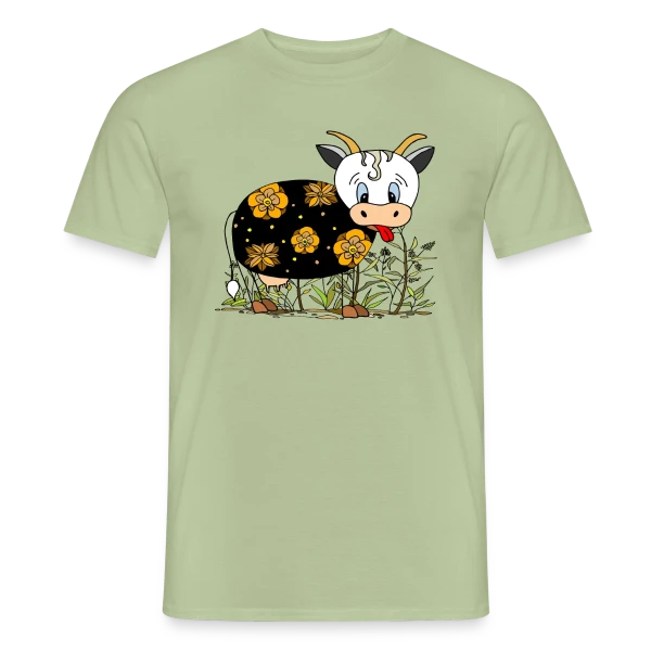 La Vache Joyeuse sur T-shirt homme