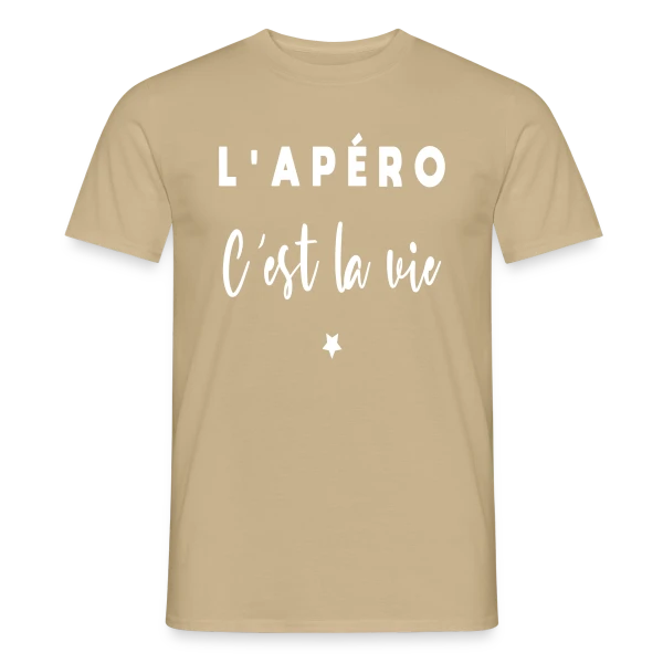 L'Apéro C'est la Vie sur T-shirt homme
