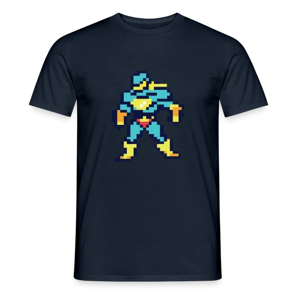 Super-Héros Rétro Sammy sur T-shirt homme