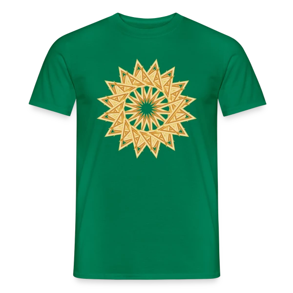 Étoile Dorée Exceptionnelle pour Noël sur T-shirt homme