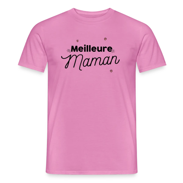 Maquette de T-shirt homme « Meilleure Maman : Le Cadeau Parfait pour Elle » à personnaliser