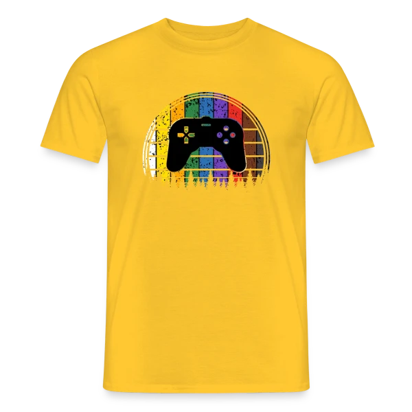 Maquette de T-shirt homme « Passion Console : T-shirt Rétrogaming Drôle et Original » à personnaliser