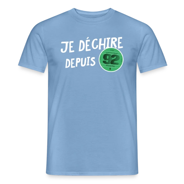 Anniversaire 1992 'Je Dékire' - Vignette Automobile Rétro sur T-shirt homme