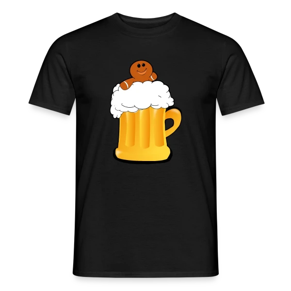 Maquette de T-shirt homme « Piscine Bière Alsacienne » à personnaliser