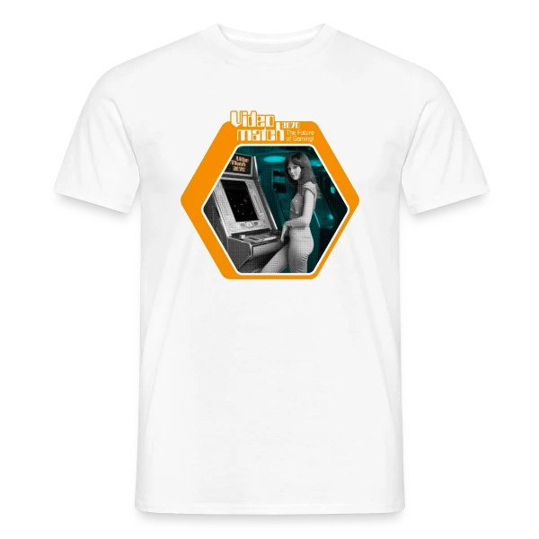 VideoMatch 2070: Arcade Rétro Futur 70s sur T-shirt homme