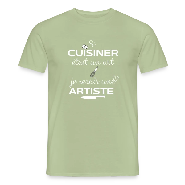 Humour Cuisine : Amoureux de la Bonne Chère sur T-shirt homme