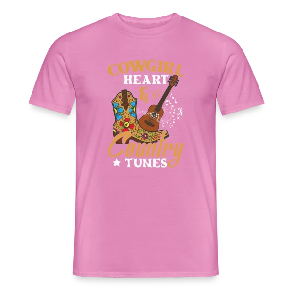 Maquette de T-shirt homme « Festival Musique Country & Guitare » à personnaliser