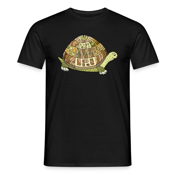 Tortue Mignonne sur T-shirt homme