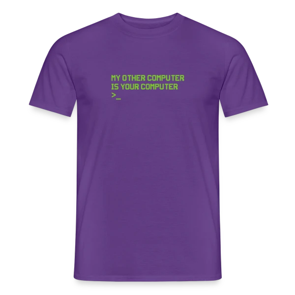 Maquette de T-shirt homme « Hacker Codeur Computerfreak Nerd - Cadeau Hacking » à personnaliser