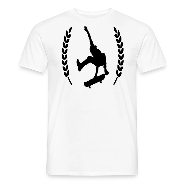 Maquette de T-shirt homme « Passion Skate & Skateboard » à personnaliser