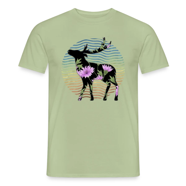 Cerf Majestueux sur T-shirt homme