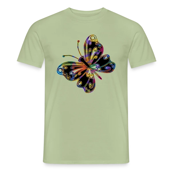 Papillon Élégant sur T-shirt homme