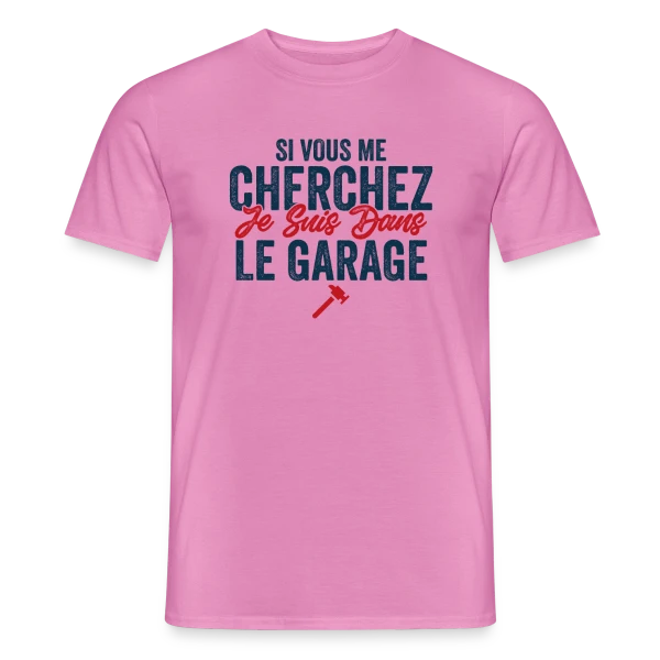 Maquette de T-shirt homme « Humour Bricolage : J'peux Pas J'ai Bricolage » à personnaliser