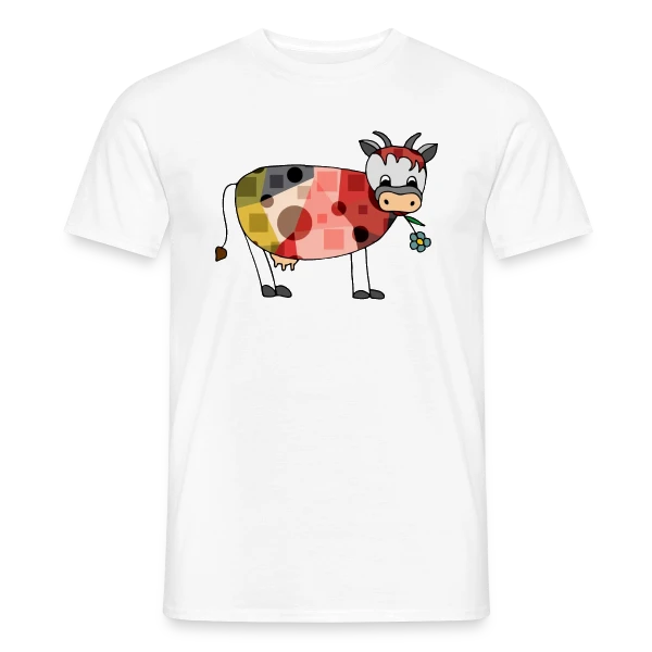 La Vache Rigolote sur T-shirt homme