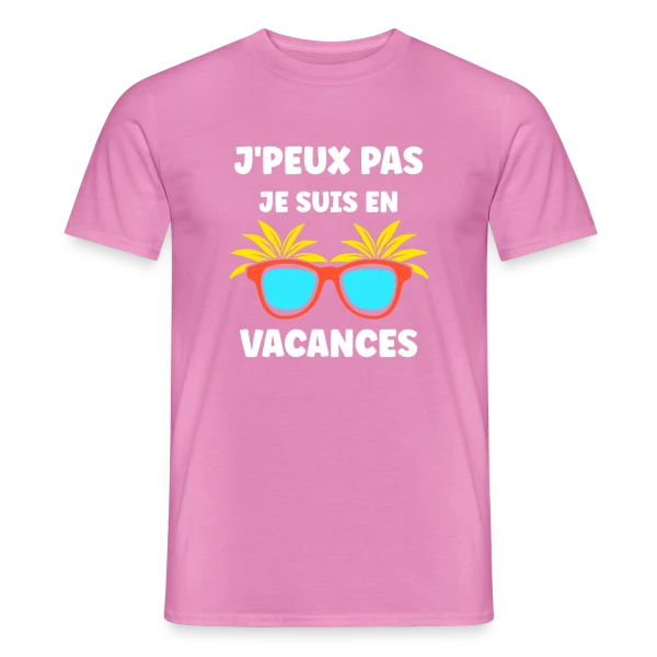 Maquette de T-shirt homme « Lunettes de Soleil Tropicales » à personnaliser