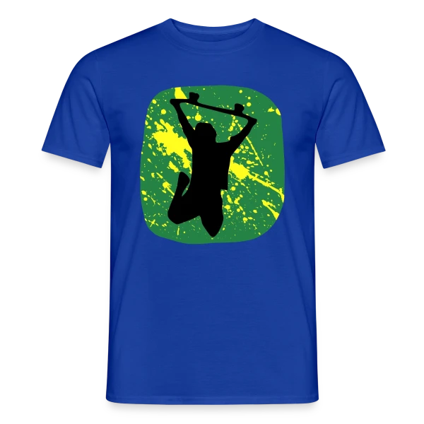 Maquette de T-shirt homme « L'Essence du Skateur : Skate & Longboard » à personnaliser