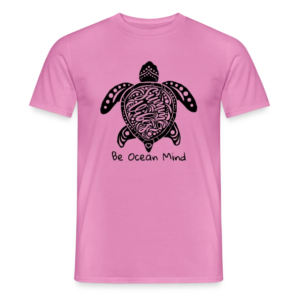 Maquette de T-shirt homme « Vibes Océanes : Esprit Nage et Conservation » à personnaliser