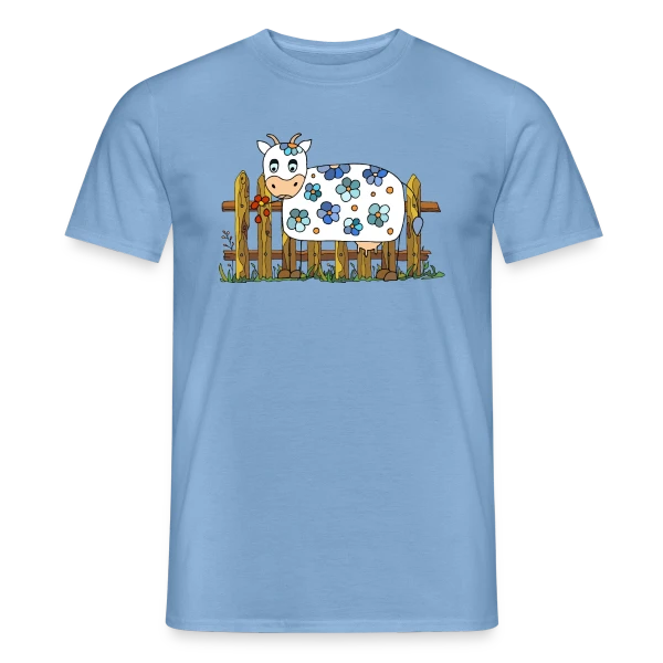La Vache Rigolote sur T-shirt homme