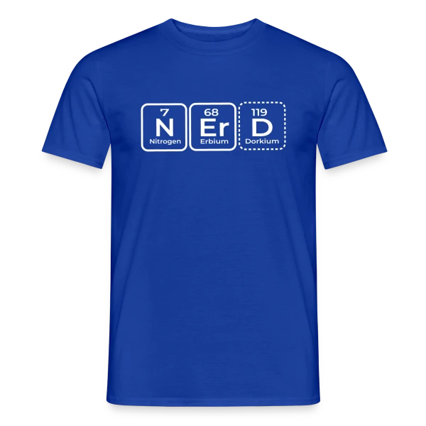 Élément Scientifique : Le Look Geek Chic sur T-shirt homme