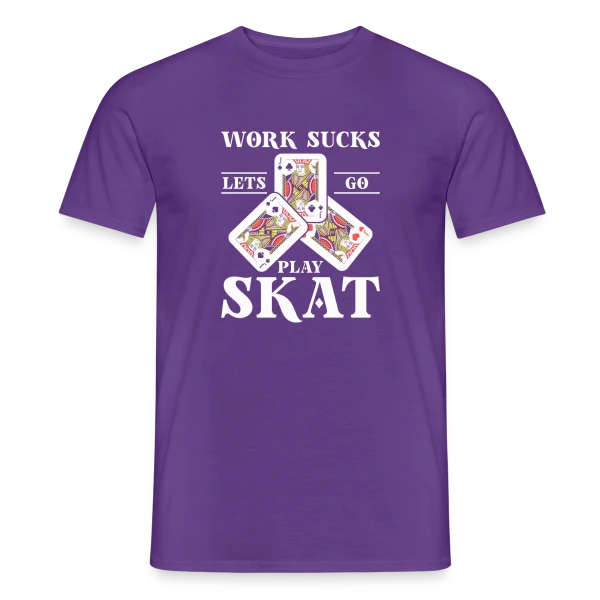 Maquette de T-shirt homme « Skat: L'Art du Jeu de Cartes » à personnaliser