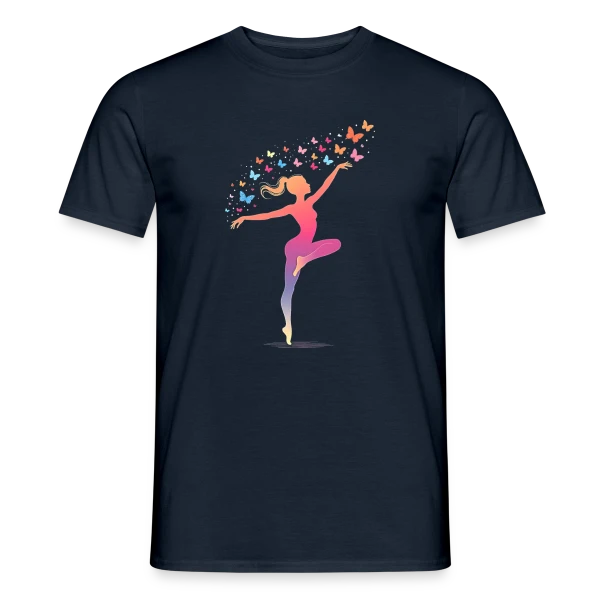 Maquette de T-shirt homme « Gymnastique Rythmique - Humour Vieille pour Ça » à personnaliser
