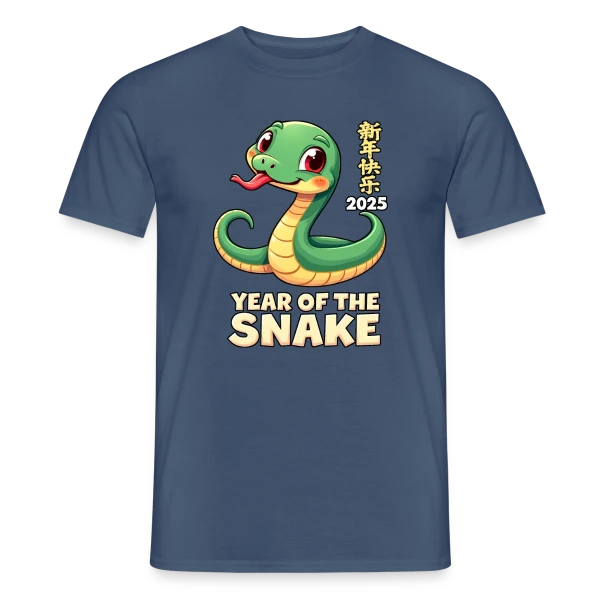 Nouvel An Chinois 2025 - Fête du Serpent sur T-shirt homme