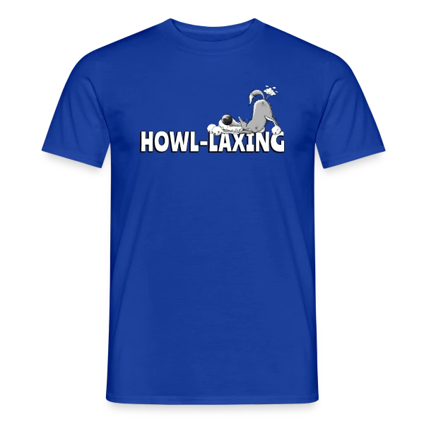 Loup qui pète - Humour animalier cartoon sur T-shirt homme