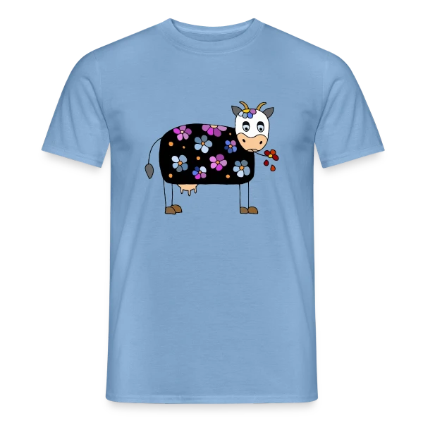 La Vache Rigolote sur T-shirt homme