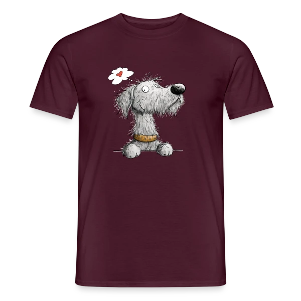 Maquette de T-shirt homme « Lévrier Irlandais - Cartoon chien de race » à personnaliser