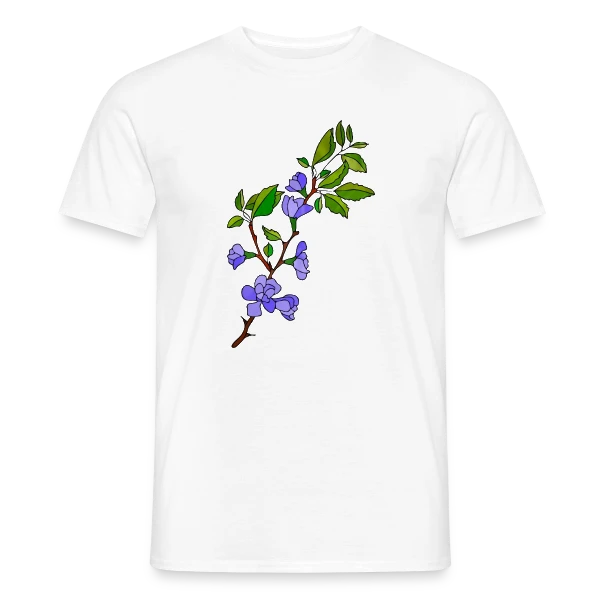 Maquette de T-shirt homme « Signature Numérique » à personnaliser