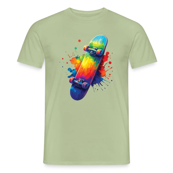 Maquette de T-shirt homme « Maître du Skate » à personnaliser