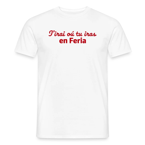 Maquette de T-shirt homme « Esprit Feria Festive » à personnaliser