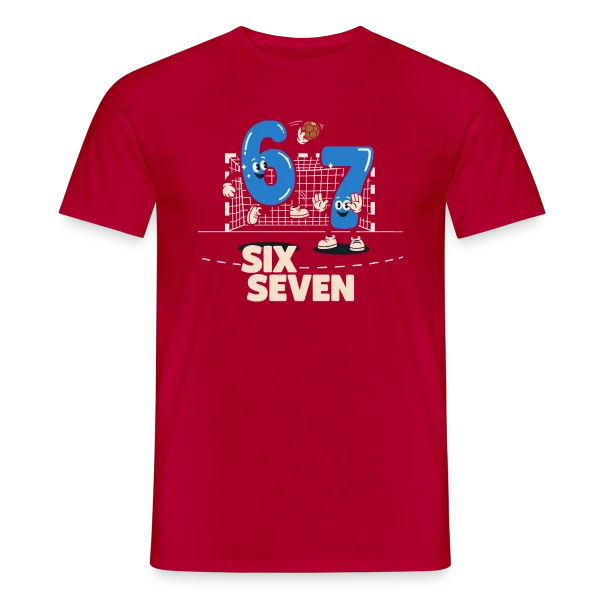 Maquette de T-shirt homme « Passion Handball » à personnaliser