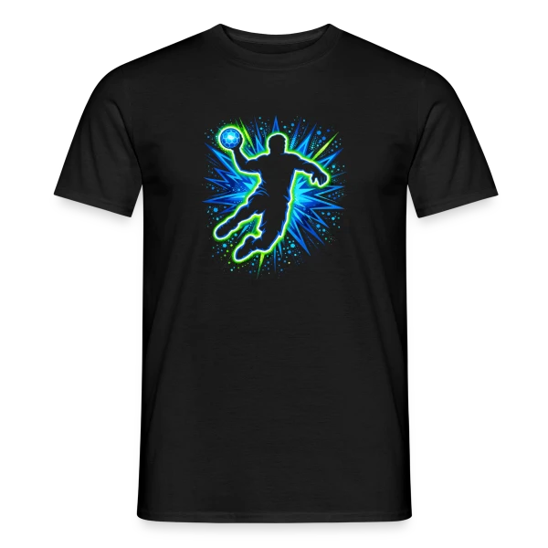 Maquette de T-shirt homme « Motif Abstrait Géométrique Coloré » à personnaliser