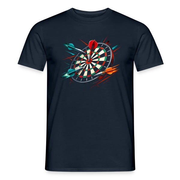 Maquette de T-shirt homme « Séquence Aléatoire » à personnaliser