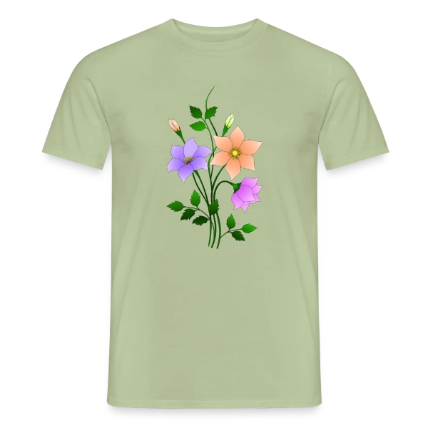 Maquette de T-shirt homme « Signature Numérique 3738 » à personnaliser