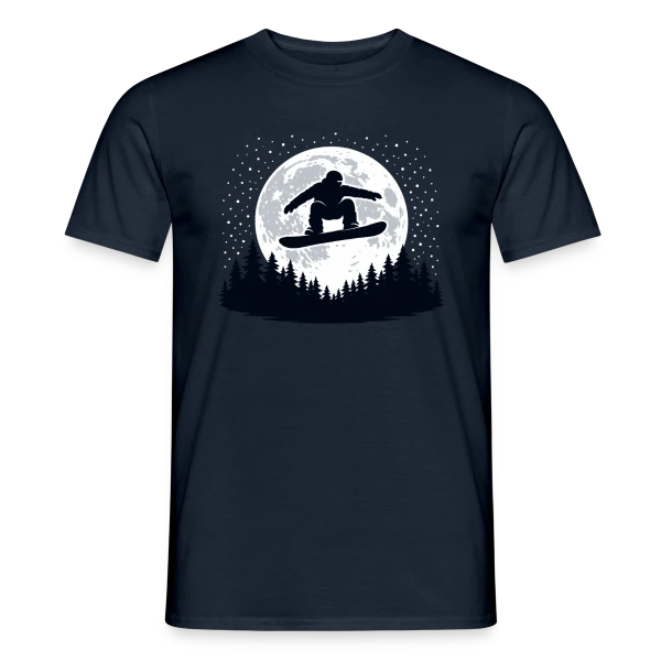 Maquette de T-shirt homme « Rythmes Graphiques Uniques » à personnaliser