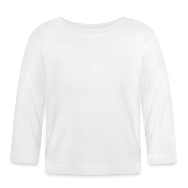 Maquette de T-shirt manches longues bio Bébé à personnaliser