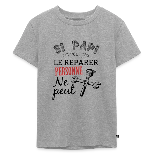 Papi Bricoleur - L'Expert des Réparations sur T-shirt Premium bio Enfant