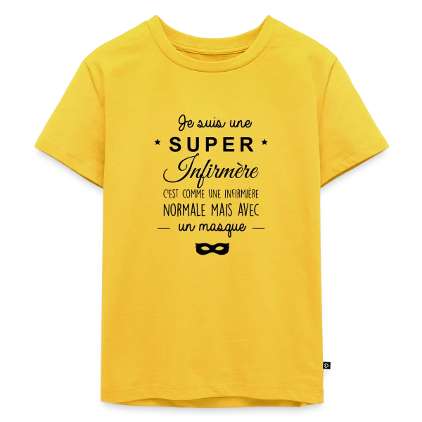 Super Infirmière : Ma Vocation, Ma Fierté sur T-shirt Premium bio Enfant
