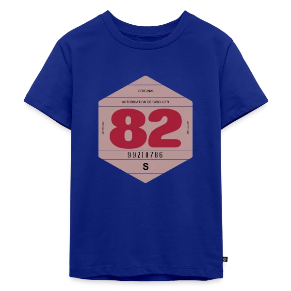 Voiture Rétro 1982 : L'Esprit Vintage Français sur T-shirt Premium bio Enfant