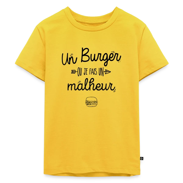 L'Empereur du Burger sur T-shirt Premium bio Enfant