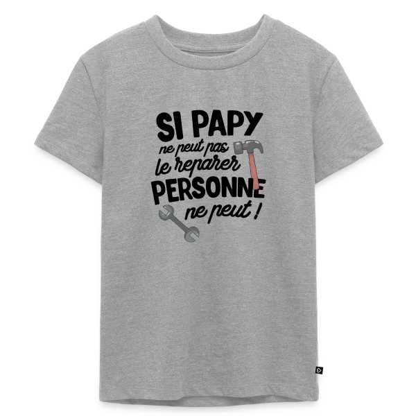 Super Papy Bricoleur sur T-shirt Premium bio Enfant